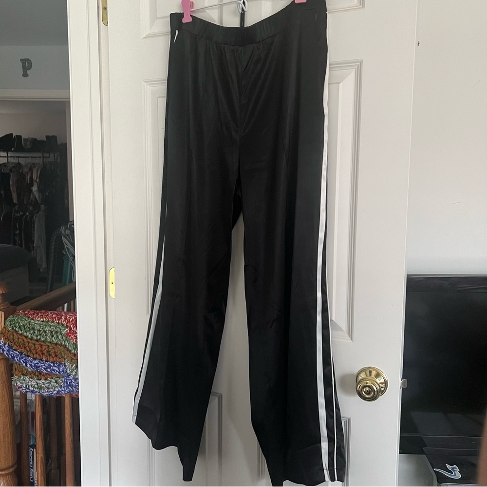 Emerson Lang Black Wide Leg Pants